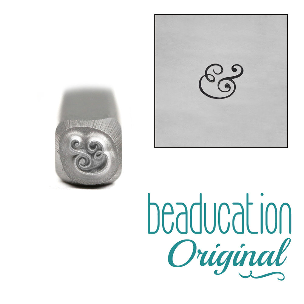 Metal Stamping Tools Ampersand Metal Design Stamp, 3.5mm - Beaducation Original